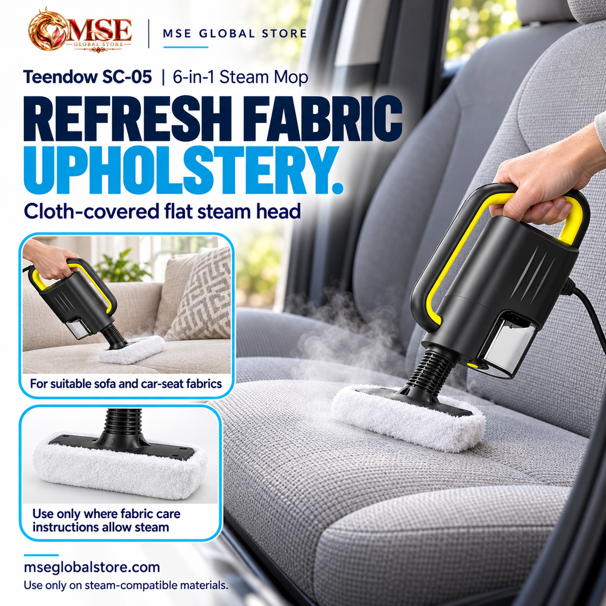 Teendow Steam Mop 6 in 1 💨
