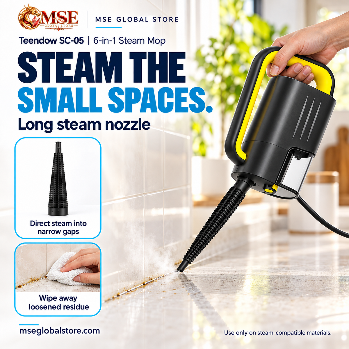Teendow Steam Mop 6 in 1 💨