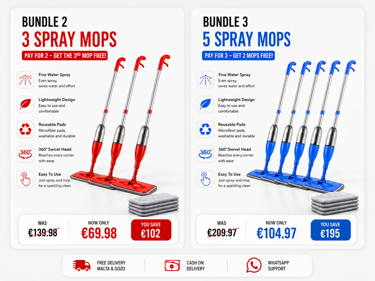 MSE Spray Mop – No Bucket Needed | 50% OFF 🔥