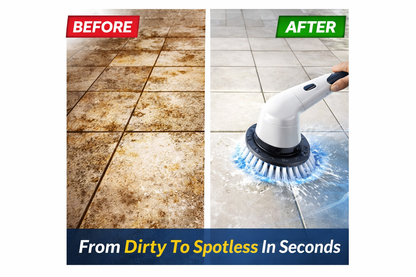 PowerScrub Pro™ – 8 in 1 Electric Cleaning Brush