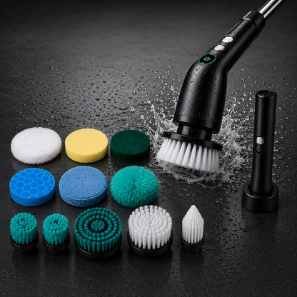 PowerScrub Pro V2. – 12 in 1 Electric Cleaning Brush